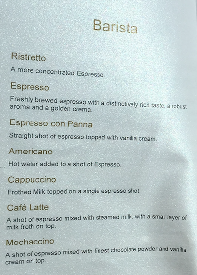 Menu page 6