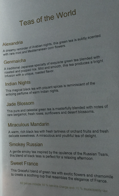 Menu page 3